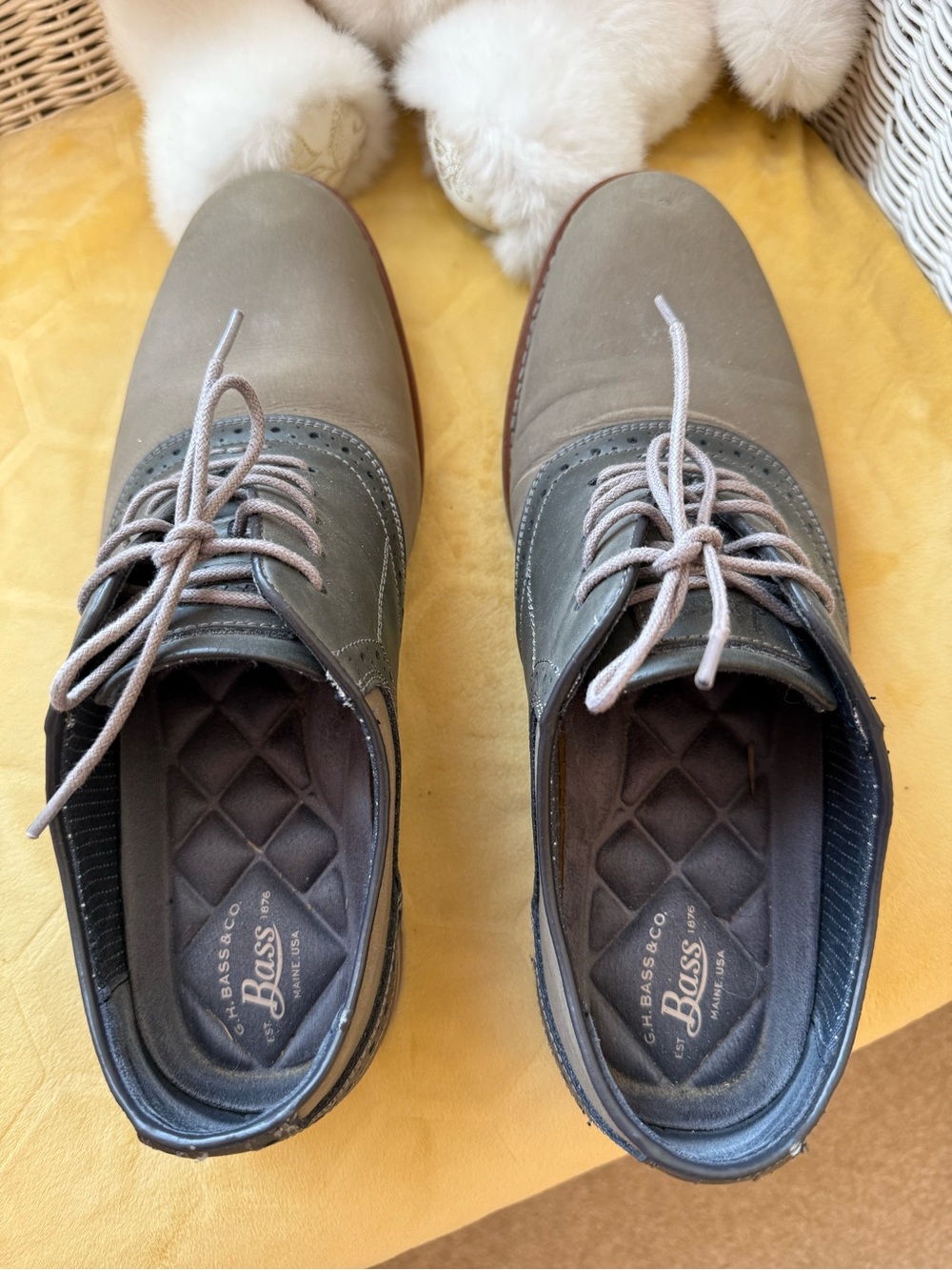 Men's Saddle Oxford Style Shoes 8.5 Med.